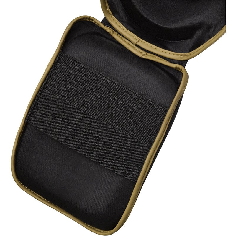 CANILLERAS CON EMPEINE PARA MUAY THAI Y MMA KARA F6 DORADO - 6