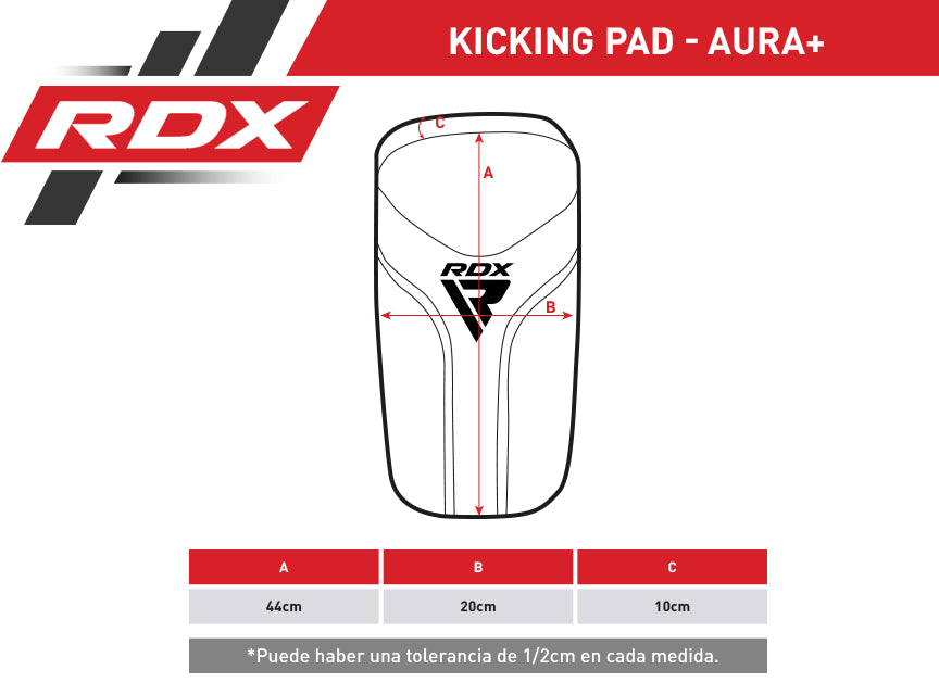 KICKING PAD O PAO PARA MUAY THAI AURA PLUS T17 - AZUL - 2