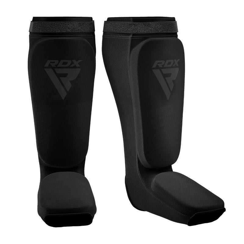 CANILLERAS CON EMPEINE DE ESPUMA MMA SIB NEGRO - 1