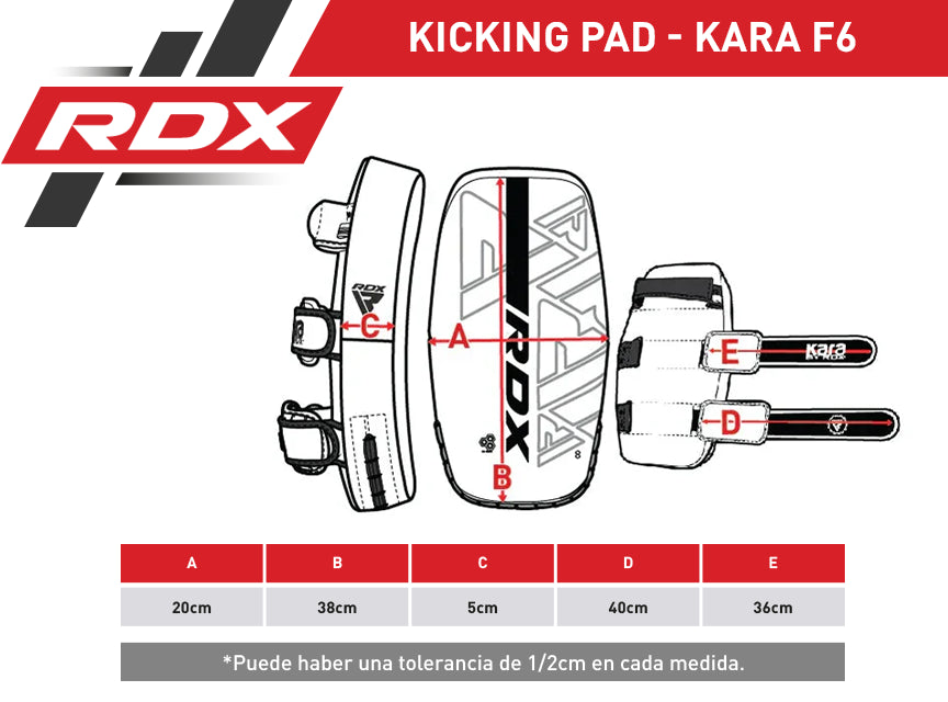KICKING PAD O PAO PARA MUAY THAI KARA F6 - DORADO - 2