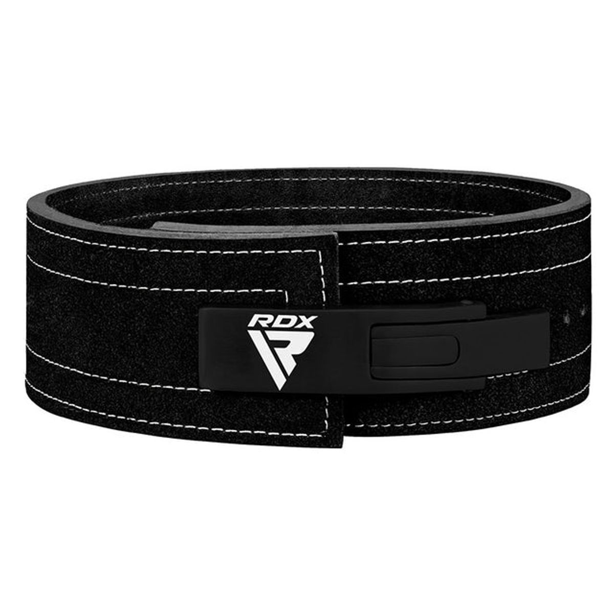 CINTURÓN DE CUERO PARA COMPETENCIAS DE POWERLIFTING NEGRO - 1