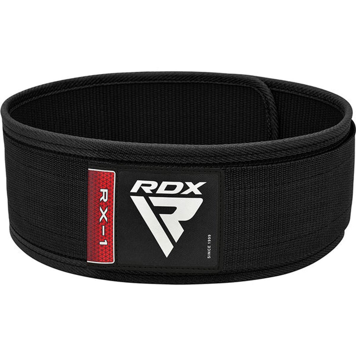 CINTURÓN DE LEVANTAMIENTO DE PESAS RX1 NEGRO - 3