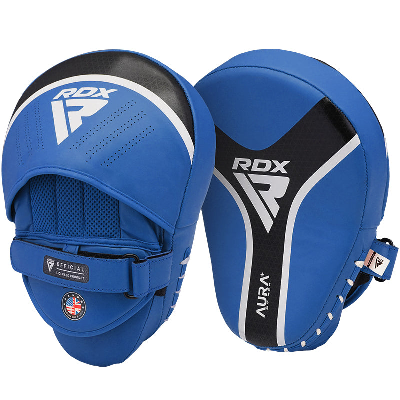 MANOPLAS O GUANTALETAS DE BOXEO AURA PLUS T17 - AZUL - 1