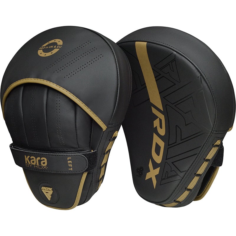 MANOPLAS O GUANTALETAS DE BOXEO KARA F6 - DORADO - 1