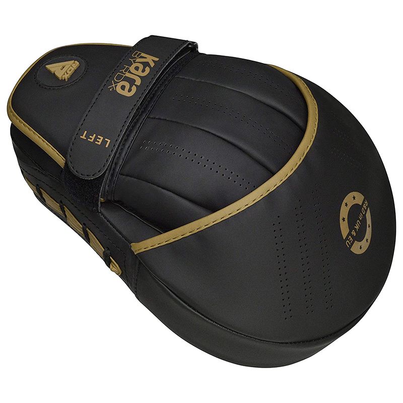 MANOPLAS O GUANTALETAS DE BOXEO KARA F6 - DORADO - 5