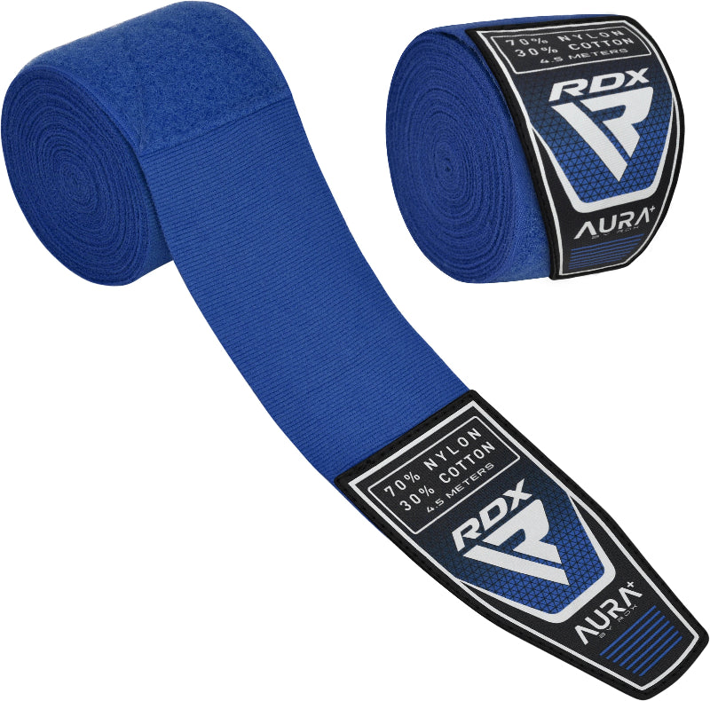 VENDAS DE BOXEO PROFESIONAL RDX AURA PLUS T17 - AZUL - 1