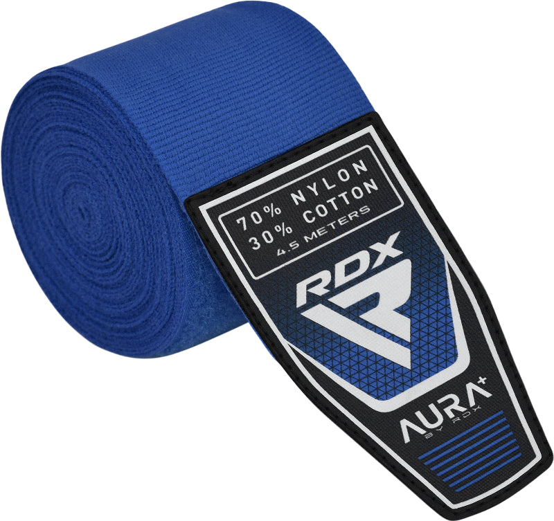 VENDAS DE BOXEO PROFESIONAL RDX AURA PLUS T17 - AZUL - 2