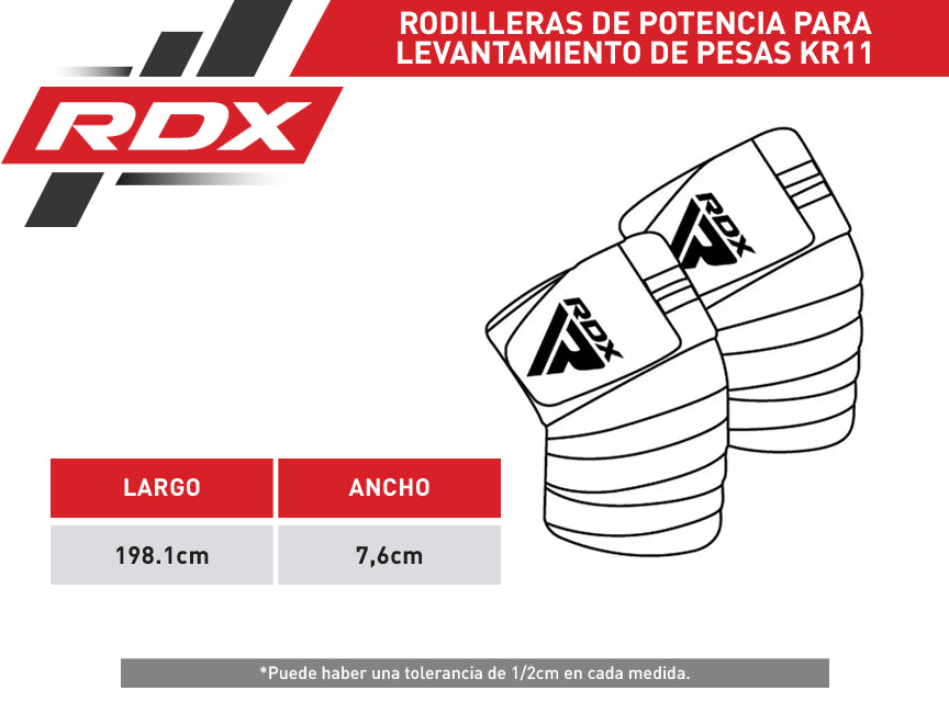 RODILLERAS DE POTENCIA PARA LEVANTAMIENTO DE PESAS KR11 GRIS - 2