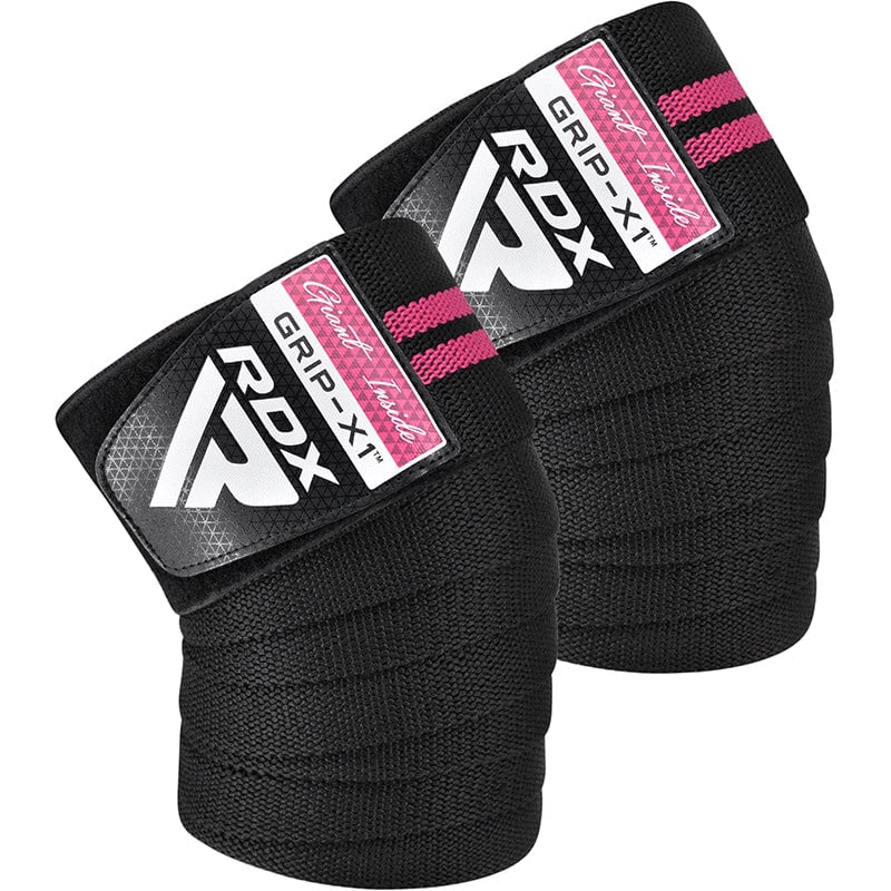 RODILLERAS DE POTENCIA PARA LEVANTAMIENTO DE PESAS KR11 ROSADO - 1