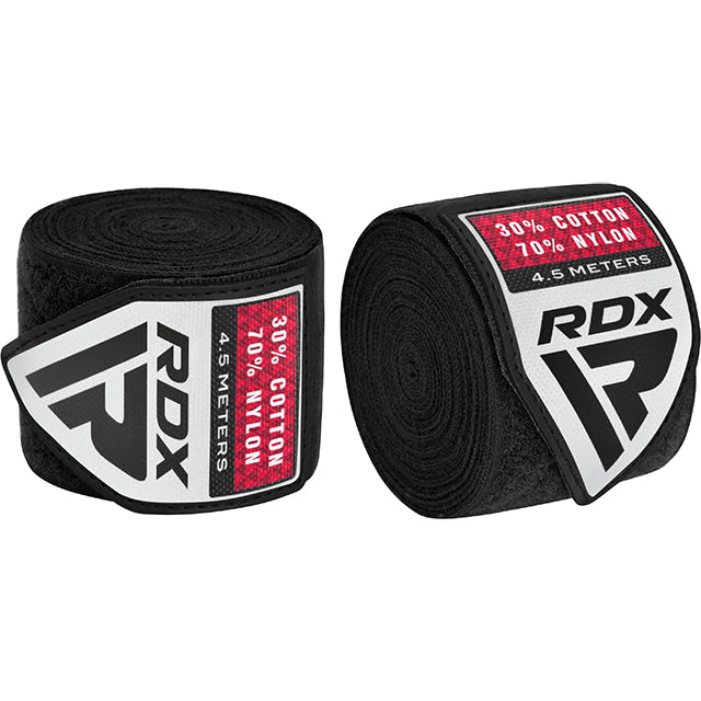 SET DE VENDAS DE BOXEO PROFESIONAL WX ROJO NEGRO Y AZUL - 3