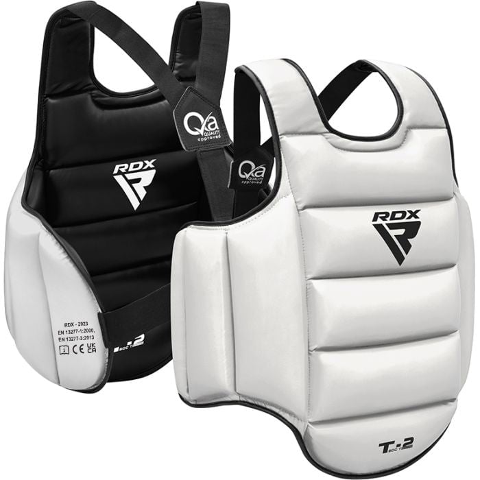 PROTECTOR DE PECHO ACOLCHADO DE KARATE T2 BLANCO - 1
