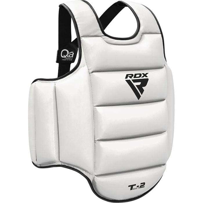 PROTECTOR DE PECHO ACOLCHADO DE KARATE T2 BLANCO - 3