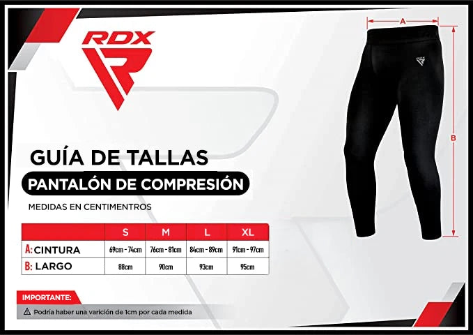 PANTALÓN DE COMPRESIÓN RDX T15 L - 2
