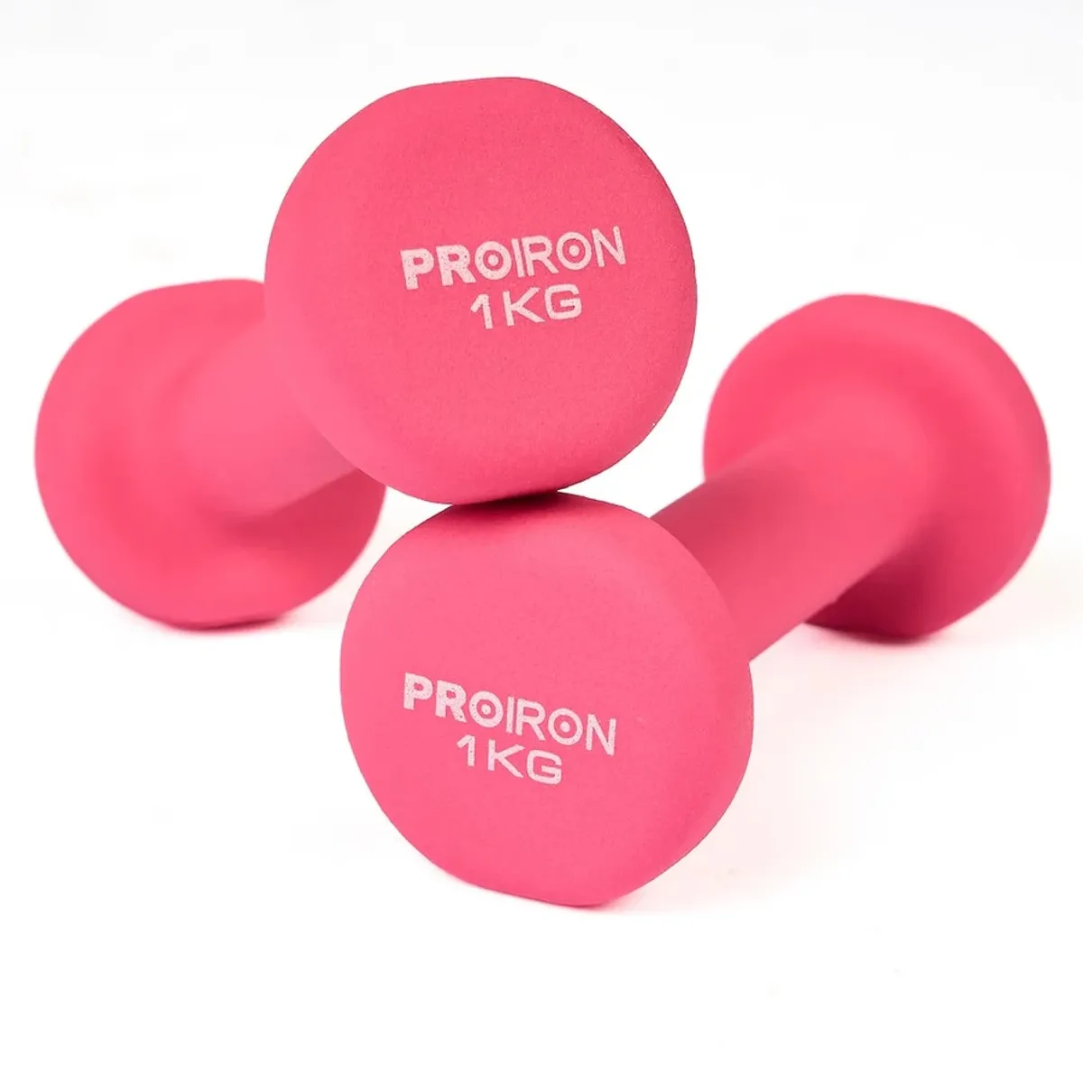 SET DE MANCUERNAS DE NEOPRENO DE 1KG 2KG Y 3KG + RACK - 3