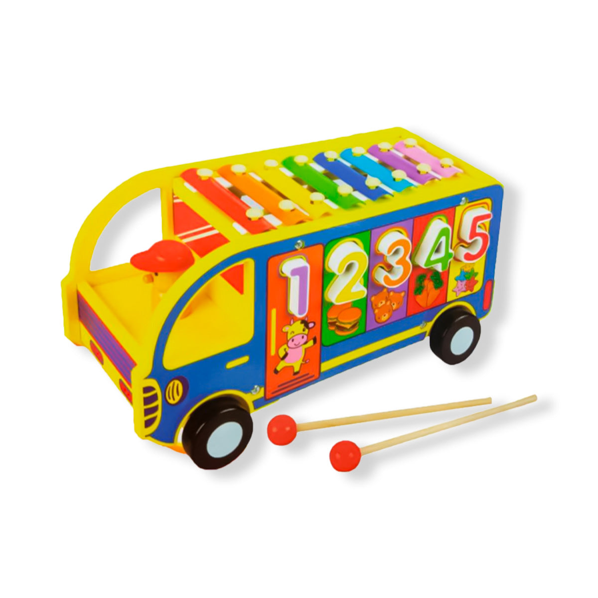 JUEGO DIDÁCTICO BUS VOCAL XILOFONO - 1