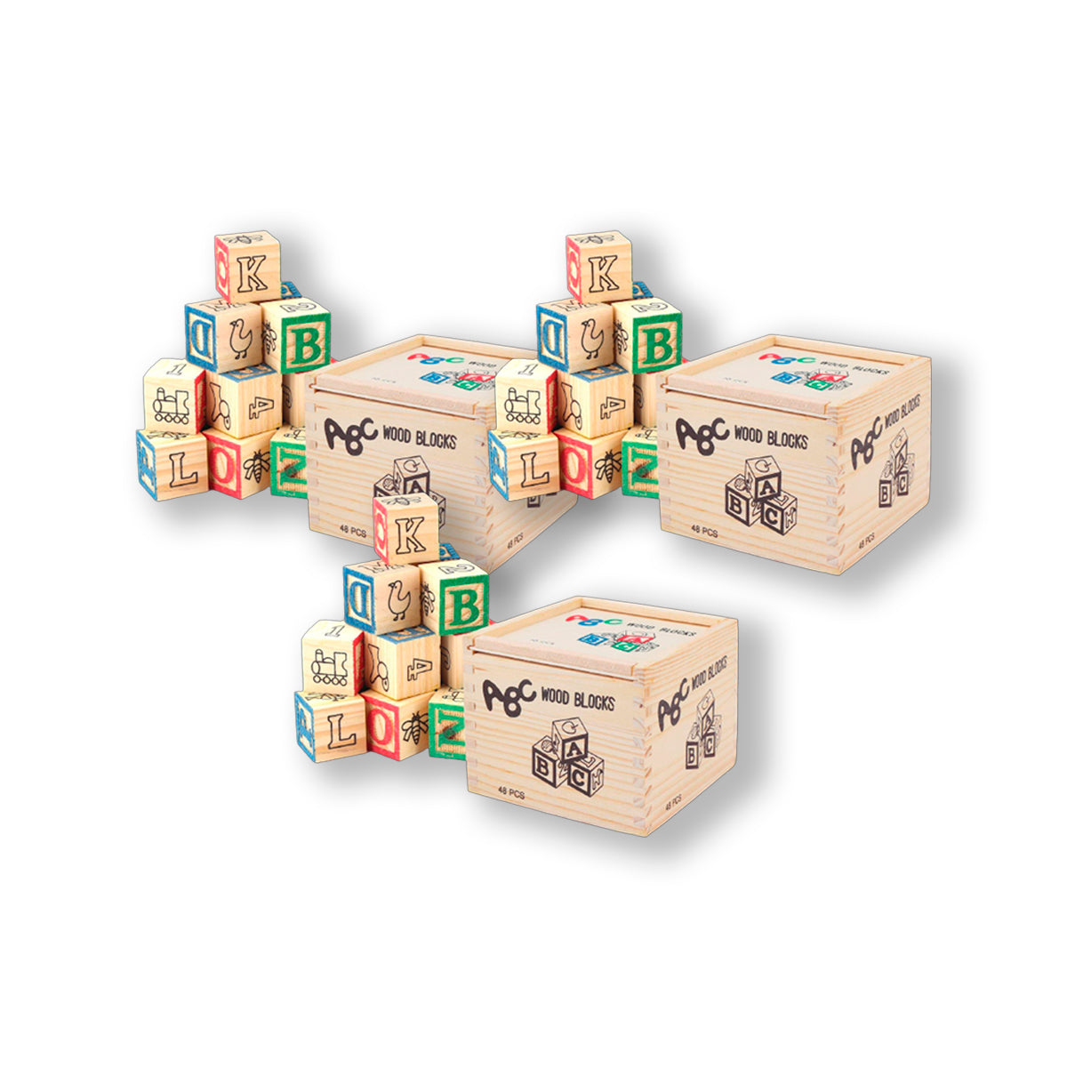 JUEGO DIDÁCTICO 3 UN CUBO X48 PCS - 1