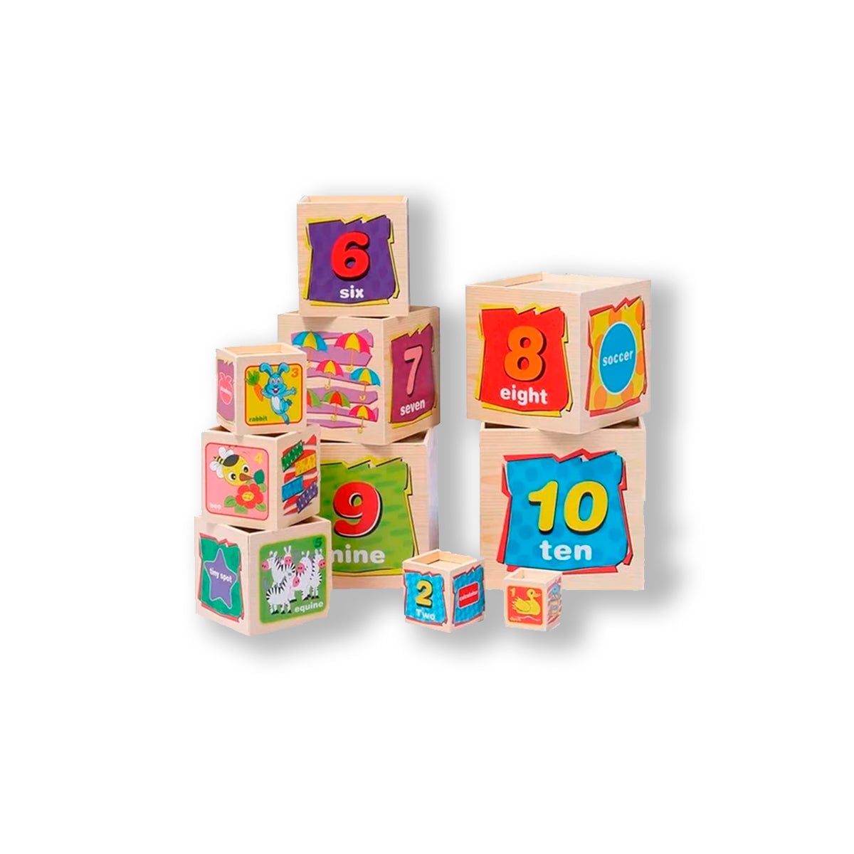 JUEGO DIDÁCTICO APILABLE X10 - 1