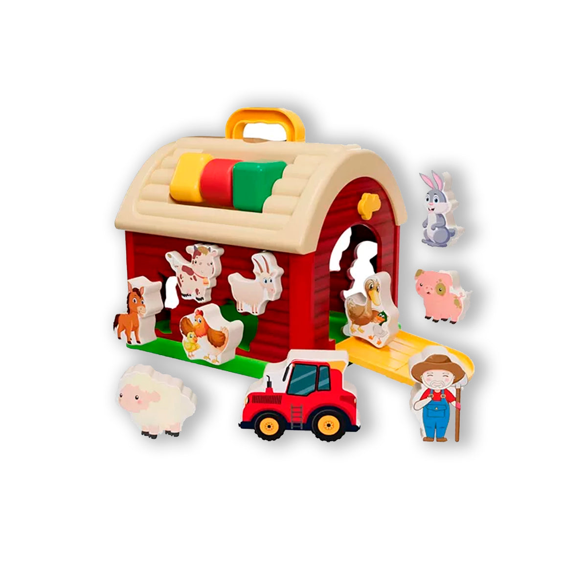 JUEGO DIDÁCTICO CASA GRANJERO PLASTICO - 1