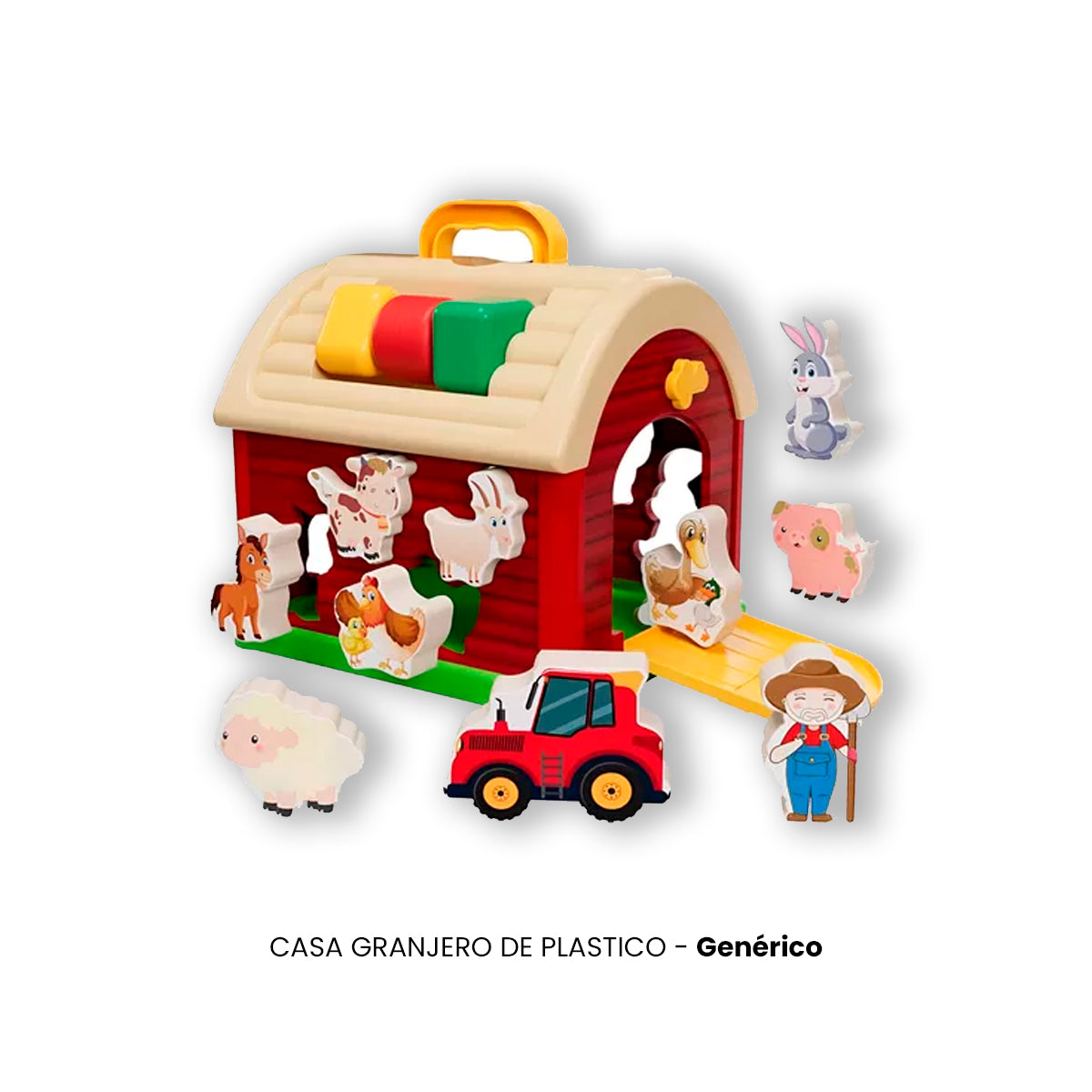 JUEGO DIDÁCTICO CASA GRANJERO PLASTICO - 2