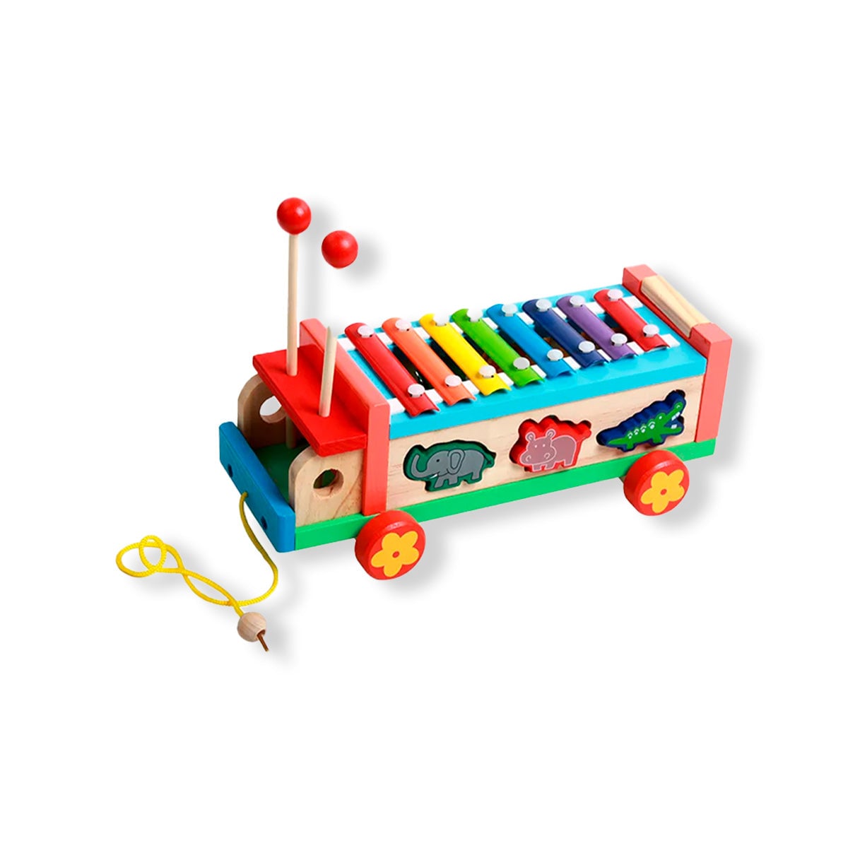 JUEGO DIDÁCTICO BUS XILOFONO ENCAJE - 1