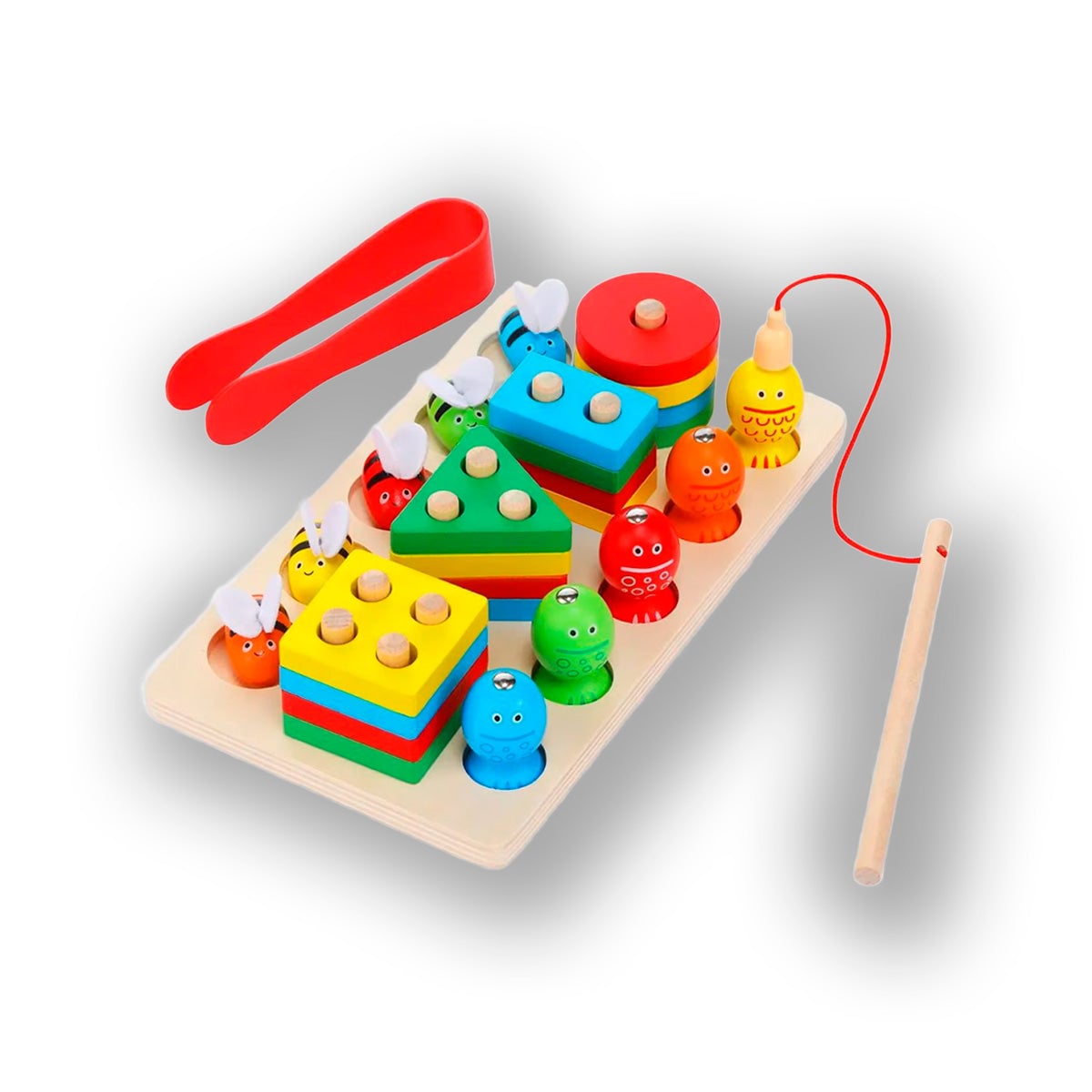 JUEGO DIDÁCTICO PLANTADO X4 PINZA - 1