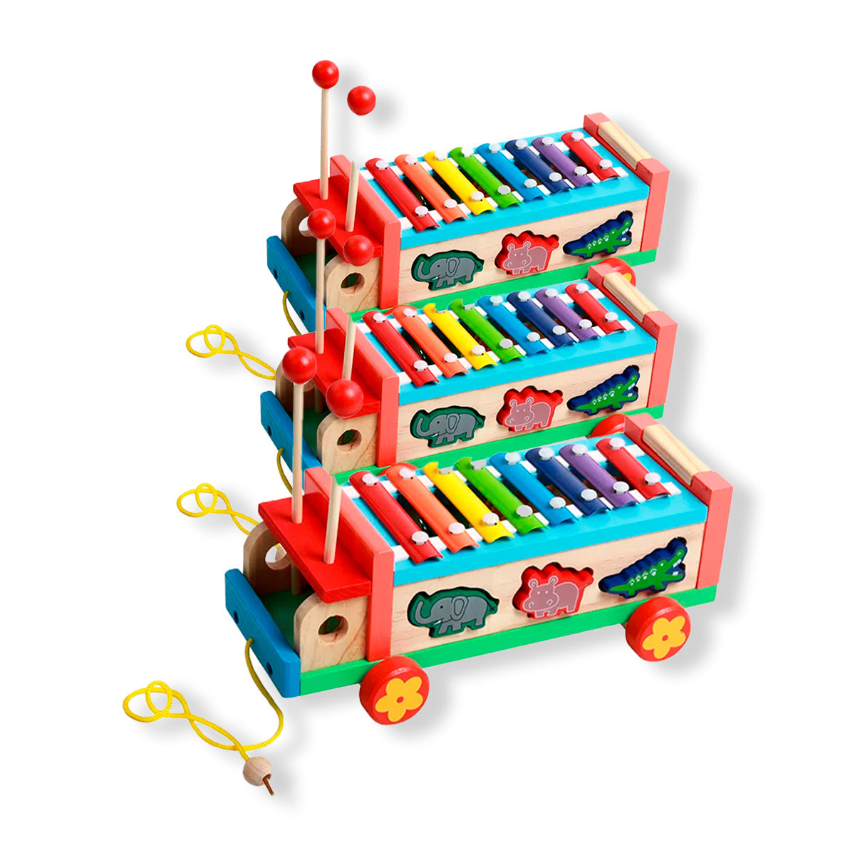 JUEGO DIDÁCTICO 3 UN BUS XILOFONO ENCAJE - 1