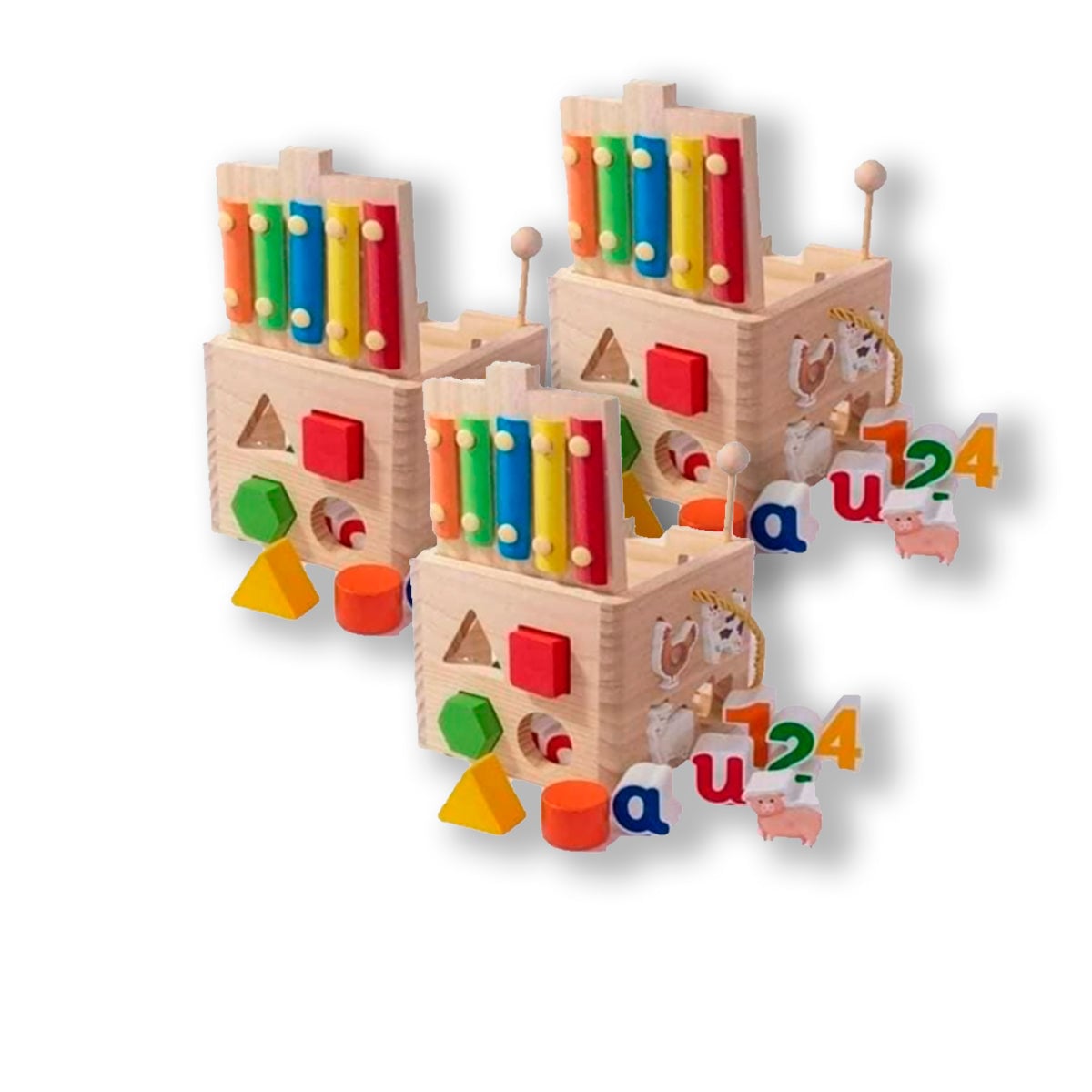 JUEGO DIDÁCTICO 3 UN CUBO XILOFONO VOCALES - 1