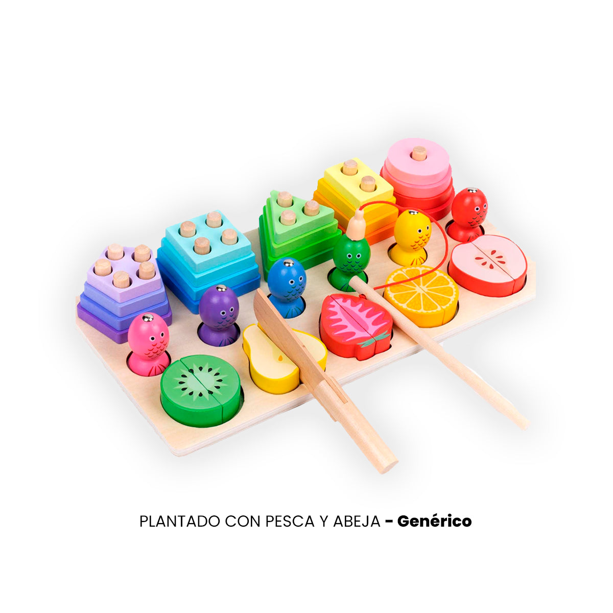 JUEGO DIDÁCTICO PLANTADO PESCA ABEJA - 2