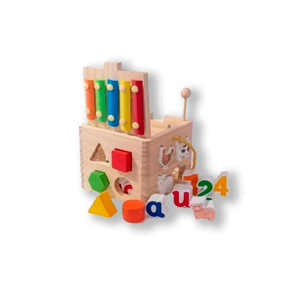 JUEGO DIDÁCTICO CUBO XILOFONO VOCALES - 1
