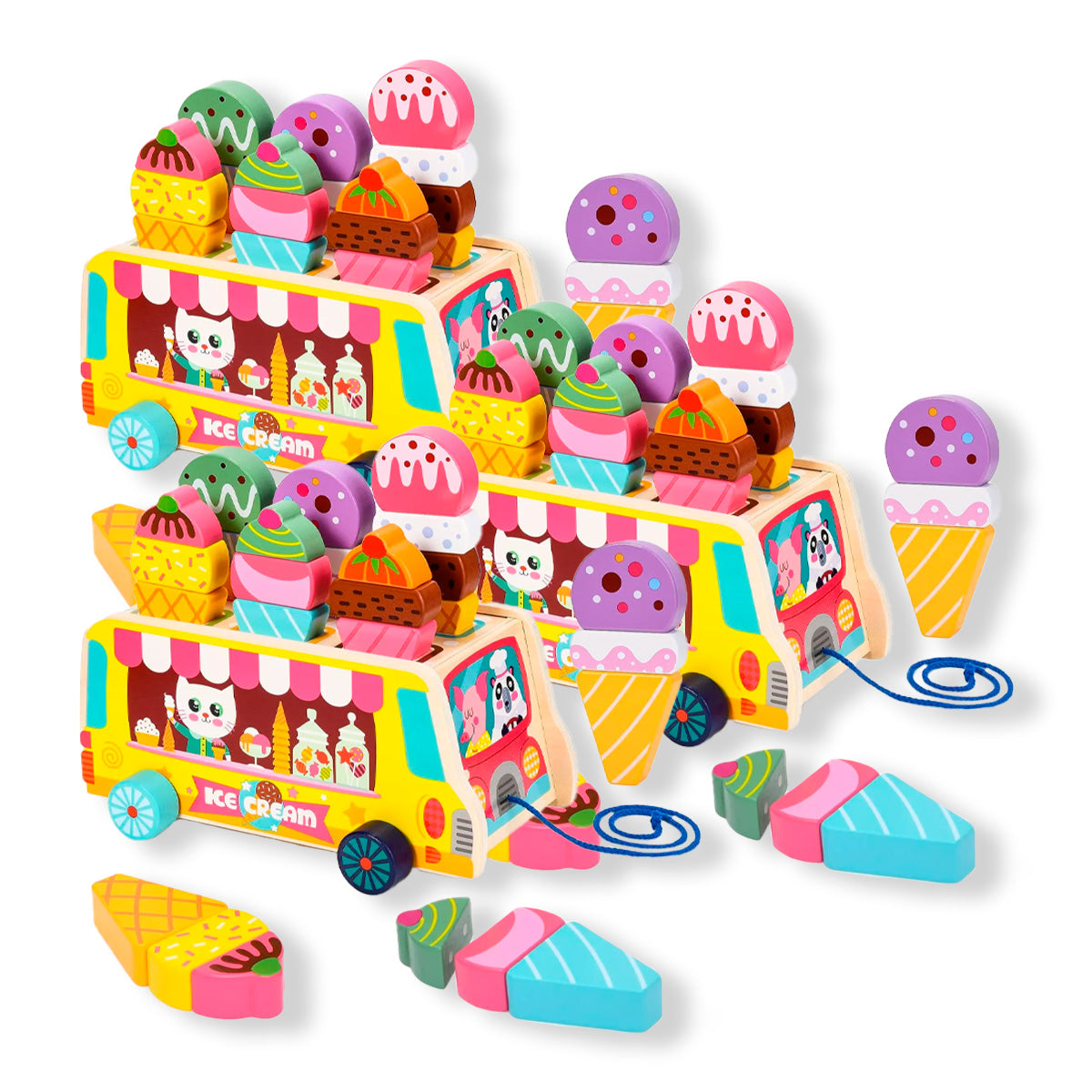 JUEGO DIDÁCTICO 3 UN CARRETA HELADO - 1