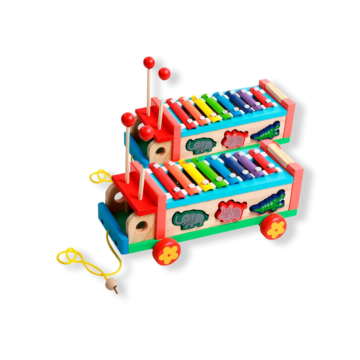 JUEGO DIDÁCTICO 2 UN BUS XILOFONO ENCAJE - 1