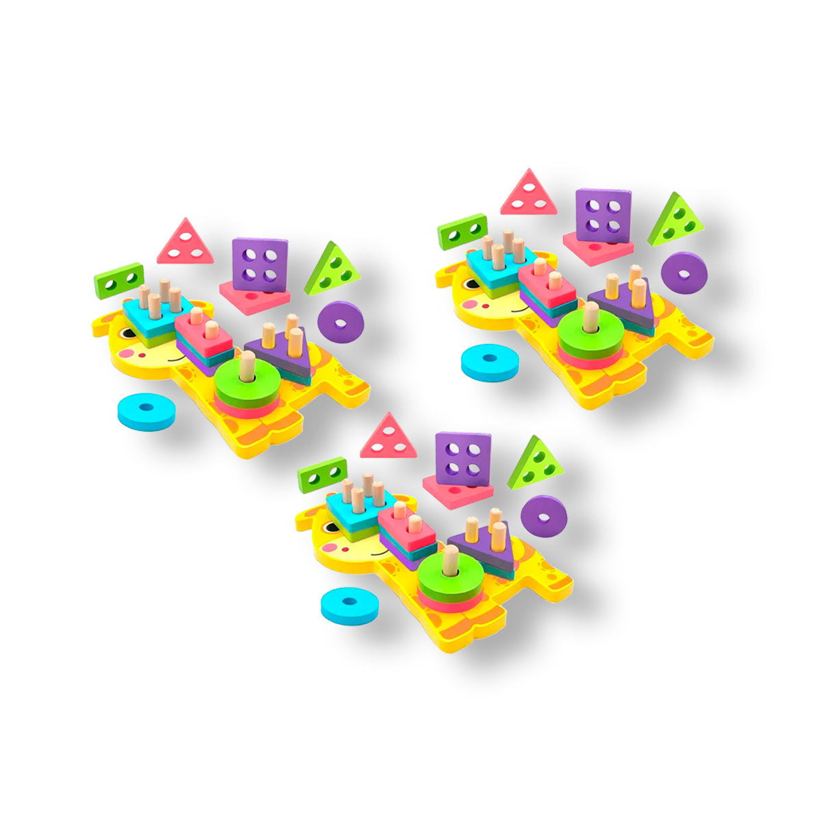 JUEGO DIDÁCTICO 3 UN PLANTADO X4 JIRAFA - 1