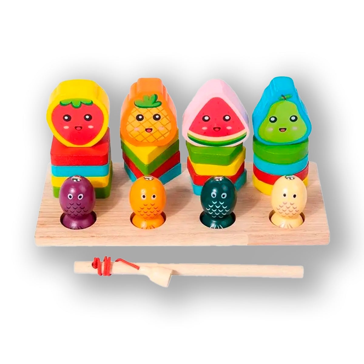 JUEGO DIDÁCTICO PLANTADO X4 FRUTA PESCA - 1