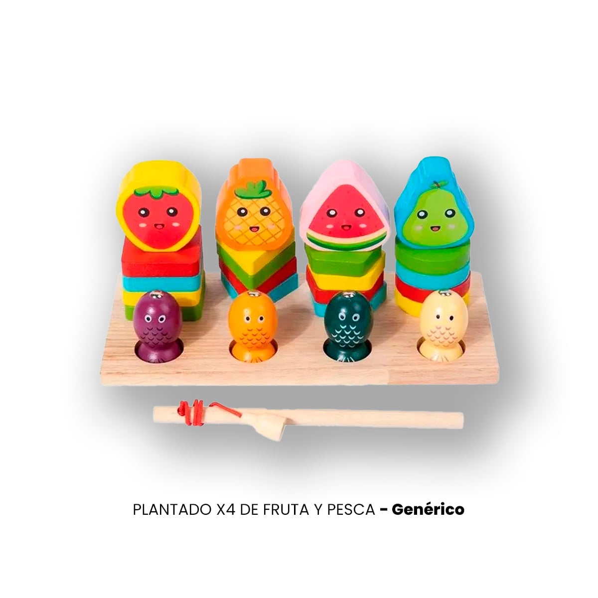 JUEGO DIDÁCTICO PLANTADO X4 FRUTA PESCA - 2