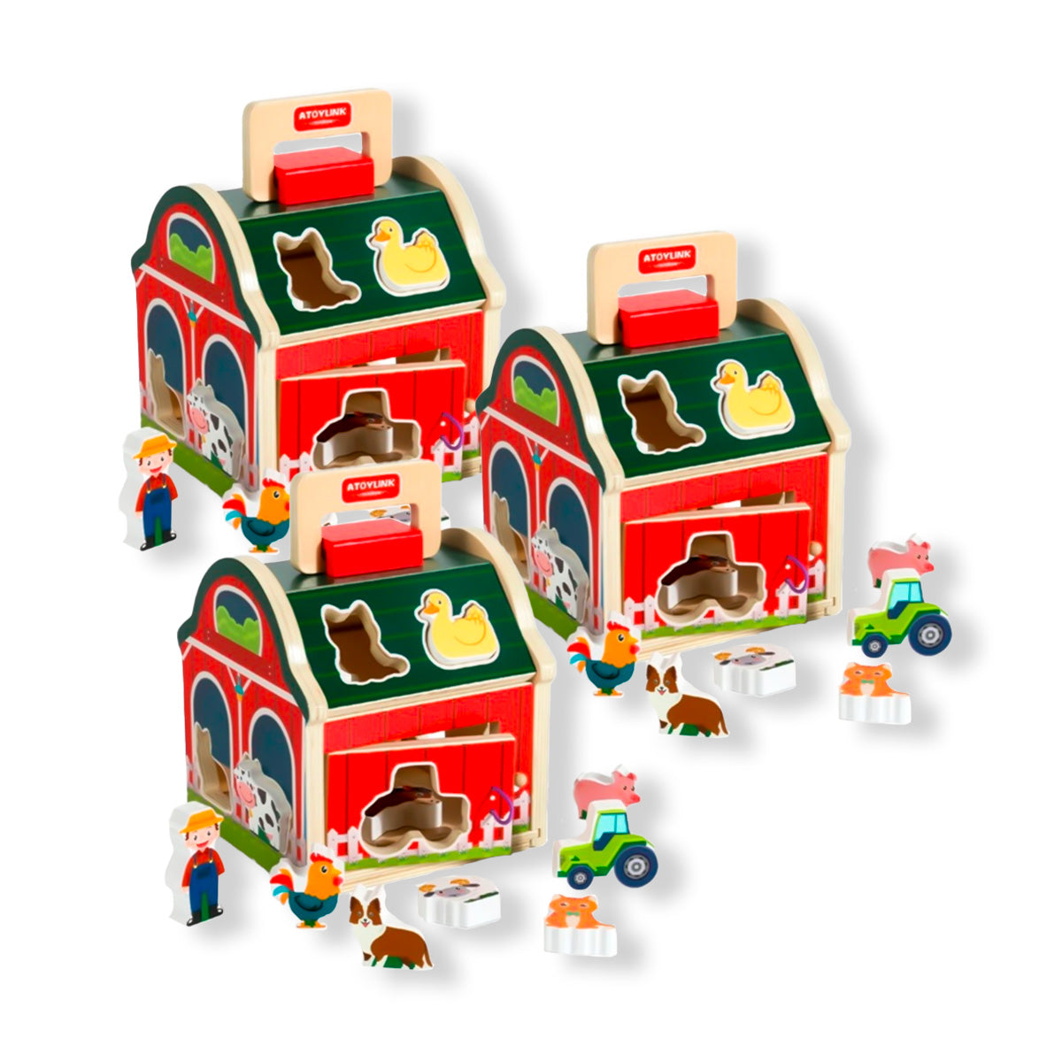 JUEGO DIDÁCTICO 3 UN CASITA LA GRANJA - 1