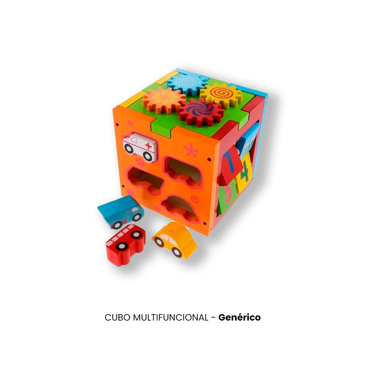 JUEGO DIDÁCTICO CUBO MULTIFUNCIONAL - 2
