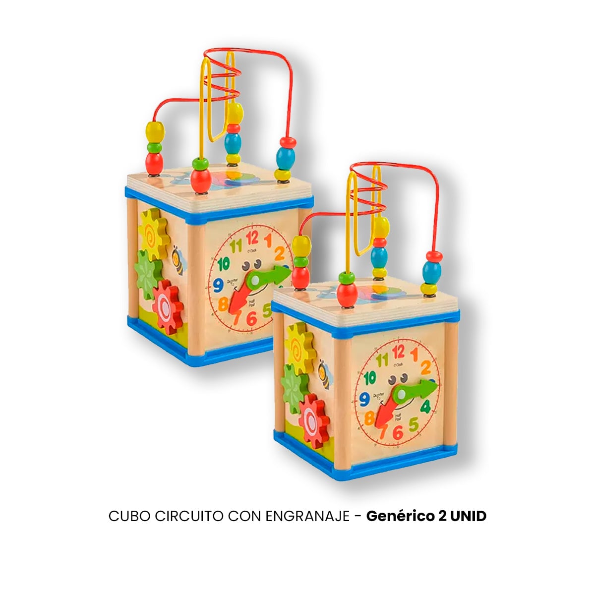 JUEGO DIDÁCTICO 2 UN CUBO CIRCUITO ENGRANAJE - 2