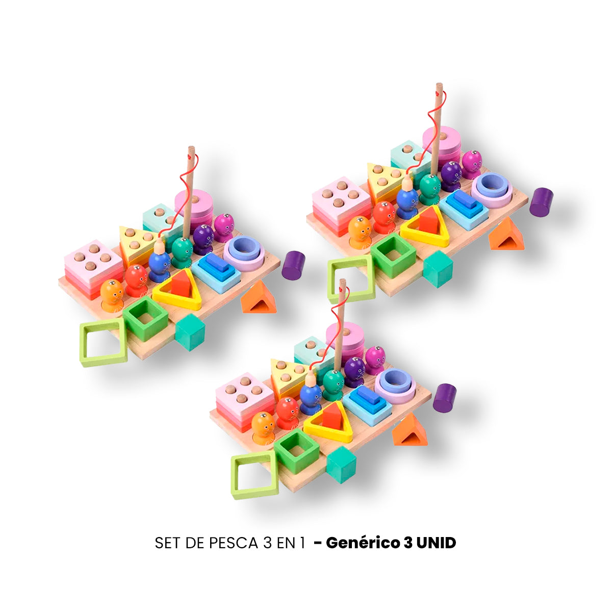JUEGO DIDÁCTICO SET PESCA 3 EN 1 - 2