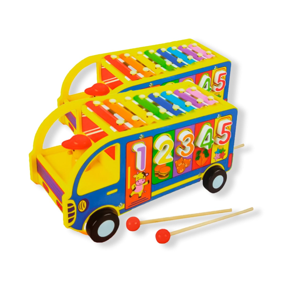 JUEGO DIDÁCTICO 2 UN BUS VOCAL XILOFONO - 1