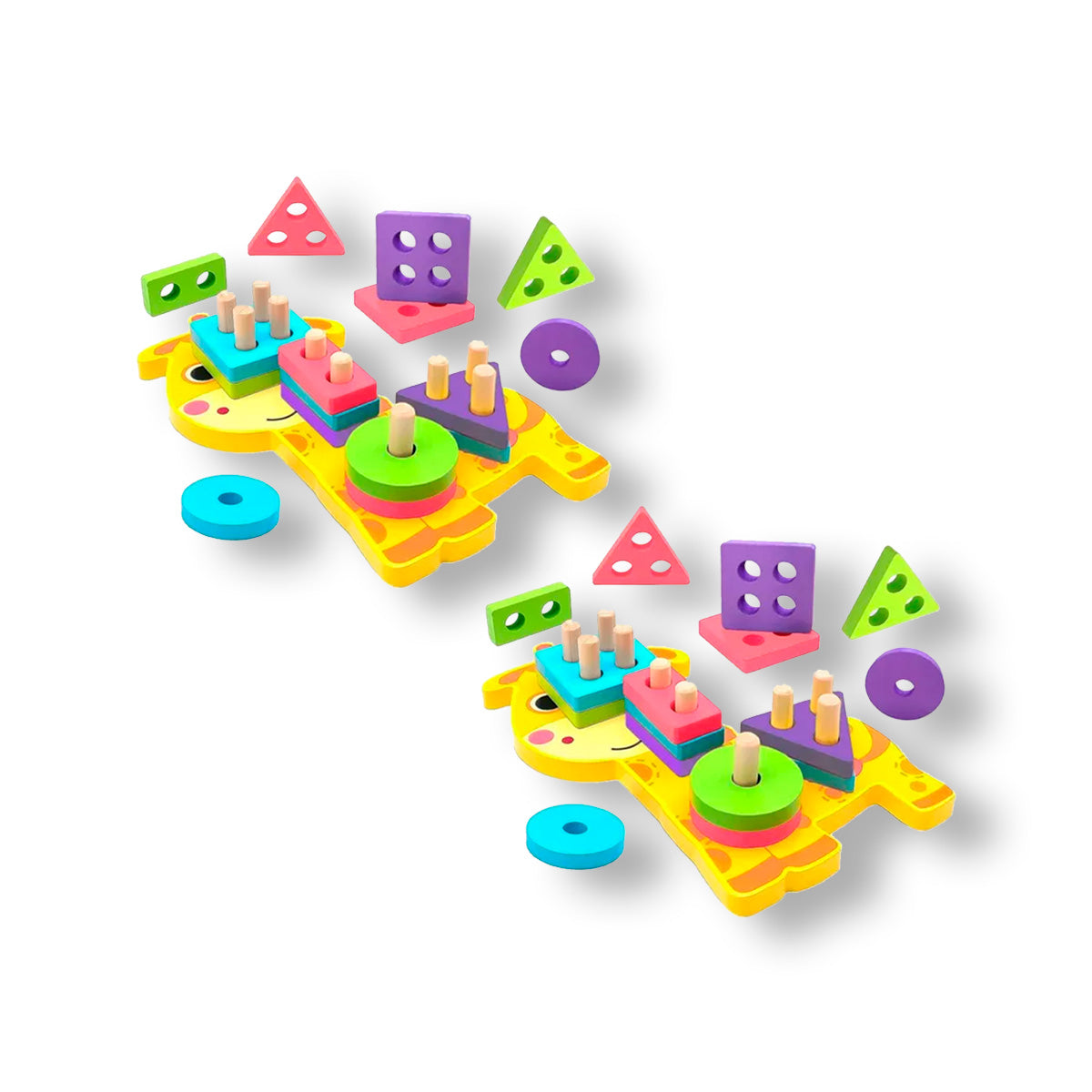 JUEGO DIDÁCTICO 2 UN PLANTADO X4 JIRAFA - 1