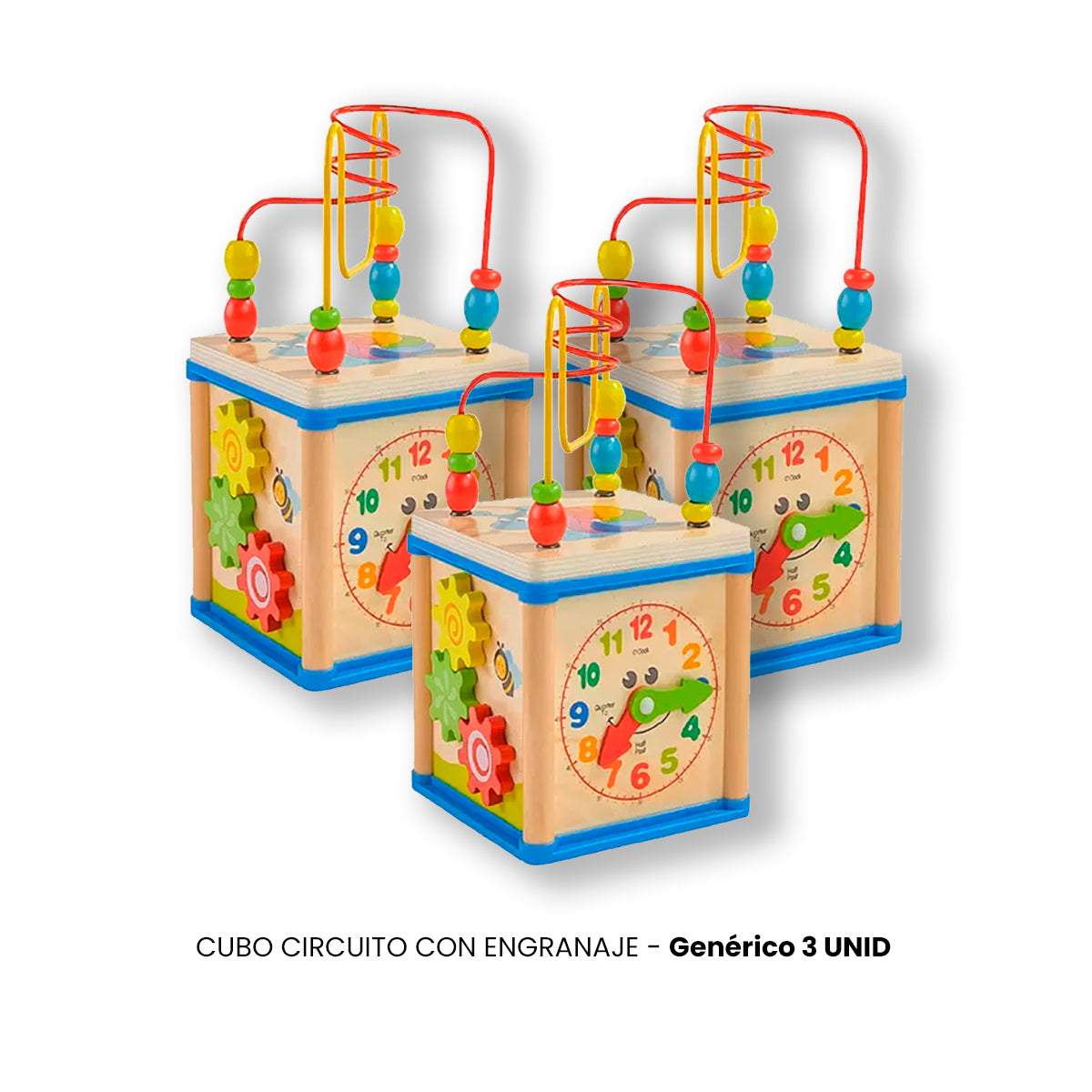 JUEGO DIDÁCTICO 3 UN CUBO CIRCUITO ENGRANAJE - 2