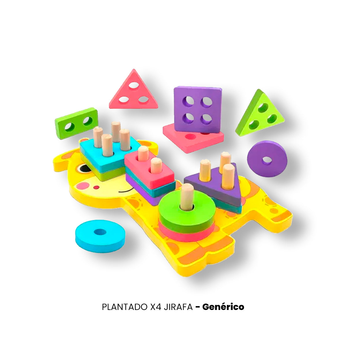 JUEGO DIDÁCTICO PLANTADO X4 JIRAFA - 2