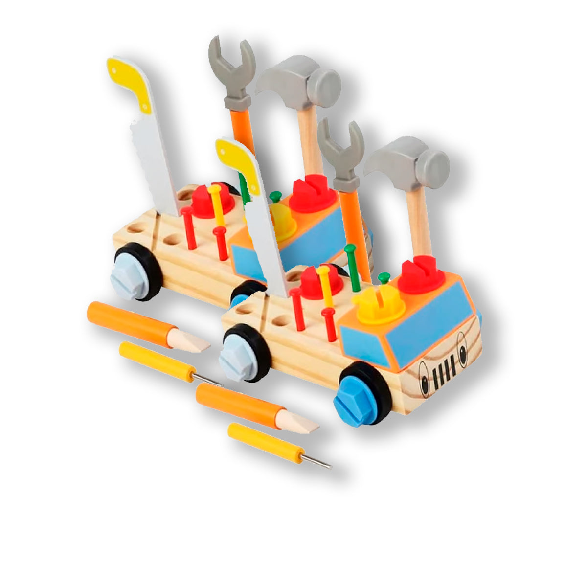 JUEGO DIDÁCTICO 2 UN CARRITO HERRAMIENTAS - 1