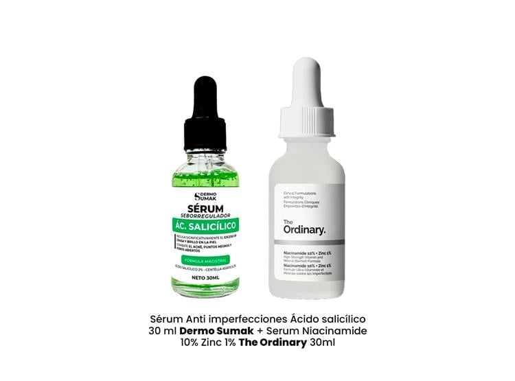SÉRUM ANTIIMPERFECCIONES SALICÍLICO 30ML SUMAK + NIACINA 10% ZINC 1% - 2