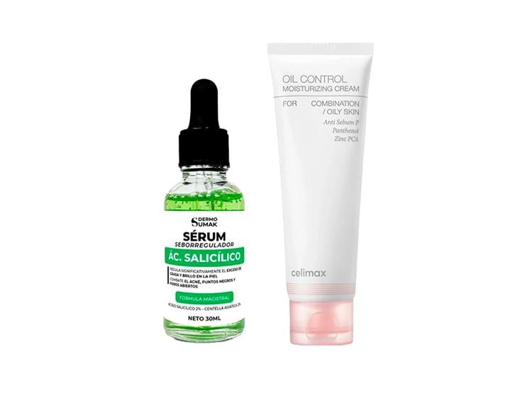 SÉRUM ANTI IMPERFEC ÁCIDO SALICÍLICO 30ML SUMAK + OIL CONTROL CREAM - 1