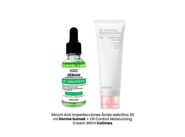 SÉRUM ANTI IMPERFEC ÁCIDO SALICÍLICO 30ML SUMAK + OIL CONTROL CREAM - 2