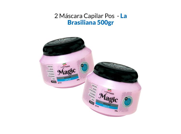 2 MÁSCARA CAPILAR POS- LA BRASILIANA 500GR - 1