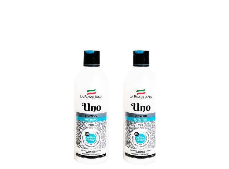 2 SHAMPO UNO- POS 500GR - LA BRASILIANA - 1