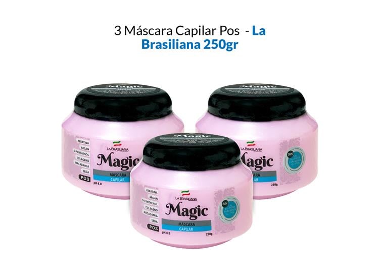 3 MÁSCARA CAPILAR POS - LA BRASILIANA 250GR - 1