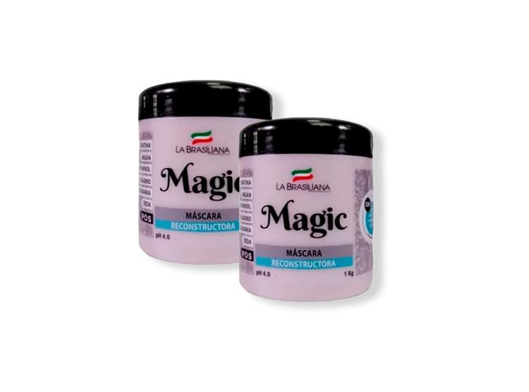 MÁSCARA RECONSTRUCTORA CAPILAR MAGIC POS 1KG 2 UNIDADES - 1